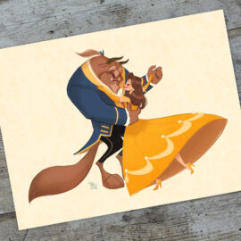 Bella y Bestia baile.