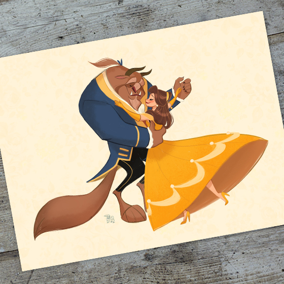 Bella y Bestia baile.