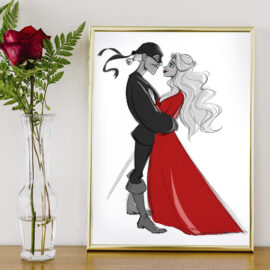 Pirata Robert y Buttercup "La Princesa Prometida"