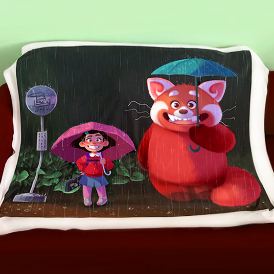 Manta Turning Red como Totoro