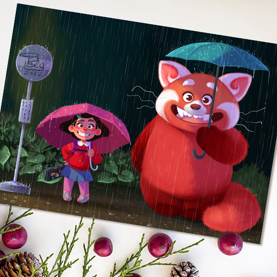 Turning Red como Totoro