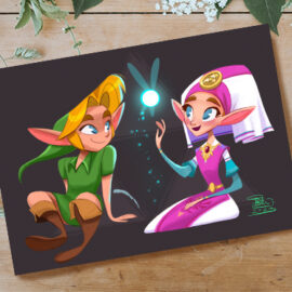 Zelda y Link