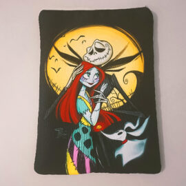 Funda para libros / tablets de Pesadilla antes de Navidad ,con cremallera